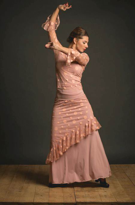 Falda para Baile Flamenco Reina. Davedans